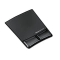 Fellowes庐 MICROBAN庐 Gel Mouse Pad Wrist Support - Black (9182301)
