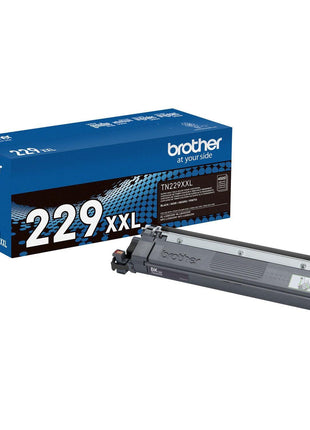 Brother Genuine TN229XXLBK Black Super High Yield Printer Toner Cartridge - Print up to 4,500 Pages(1), Compatible with HL-L3295CDW, HL-L8245CDW, MFC-L3780CDW, and MFC-L8395CDW Printers