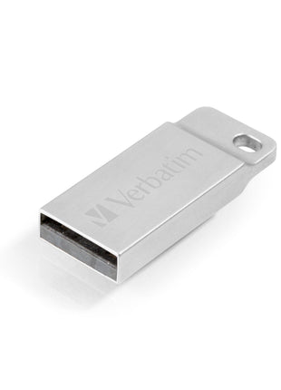 Verbatim 32GB Metal Executive USB Flash Drive - Silver - 98749