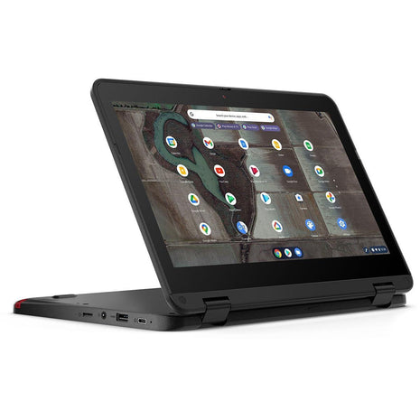 Lenovo 500e Chromebook Gen 3 82JB003XUS 11.6 inch Touchscreen Convertible 2 in 1 Chromebook - HD - 1366 x 768 - Intel Celeron N4500 Dual-core (2 Core) 1.10 GHz - 4 GB Total RAM - 4 GB On-Board Memory -