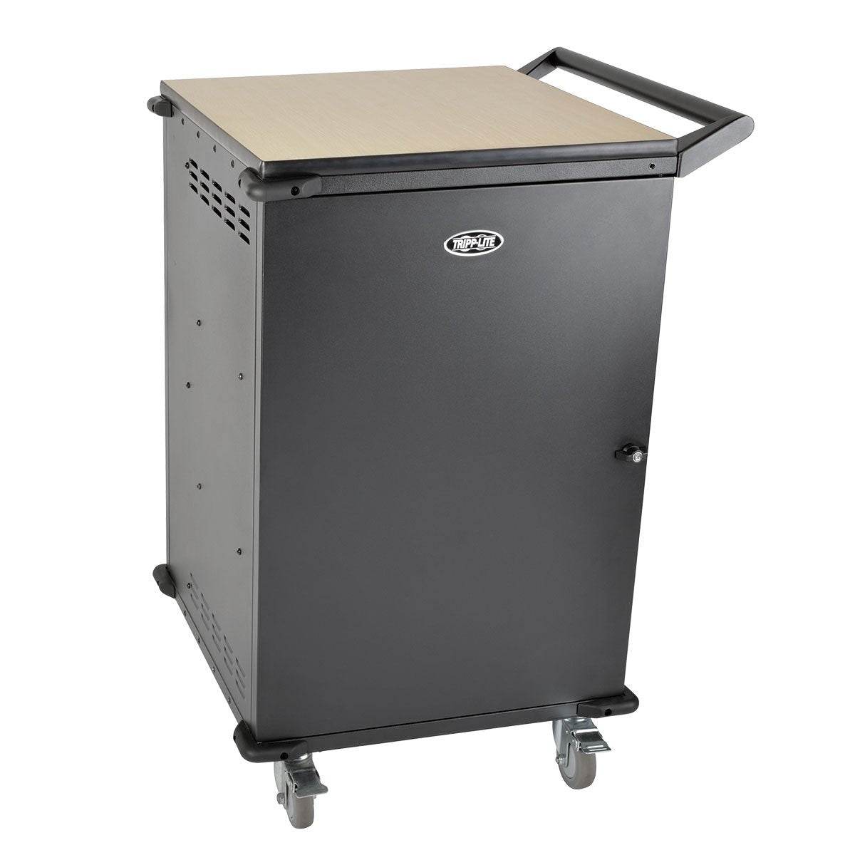 Tripp Lite 36-Port AC Charging Cart Storage Station for Chromebooks, Laptops, & Tablets - Hourly Timer alternates Charging Zones to Help Prevent overloads, 2-Year Warranty (CSC36AC)