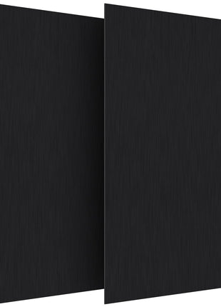 2Pack Anodized Aluminum Sheet 6 x 12 x 1/32(0.0315") Inch Black Anodized Aluminum Metal Plates Engraving Blanks for Laser Engraving, DIY, 0.8MM Thin Decorative Aluminum Metal Sheets for Crafting