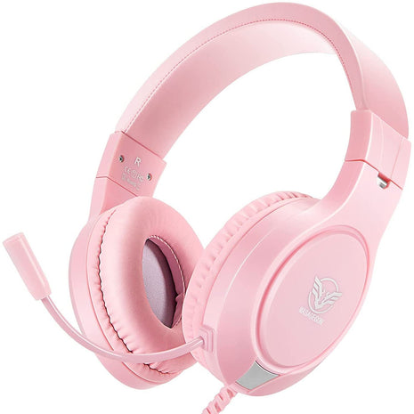 Masacegon Gaming Headset for PC,Gaming Headphone Compatible with Xboxone,PS4,Nintendo Switch,3.5mm Over-Ear Headphones with Noise Canceling Feature