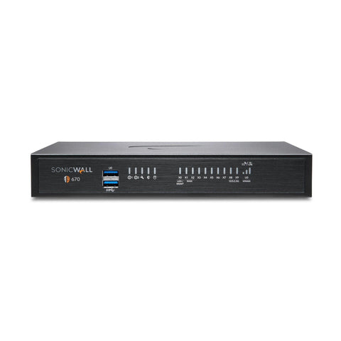 SonicWall TZ670 TradeUp (03-SSC-3029) | 3YR Essential Protection Security Suite and 1 YR Cloud Secure Edge - Secure Internet Access (Basic-20 Users) and Secure Private Access (Advanced-6 Users)