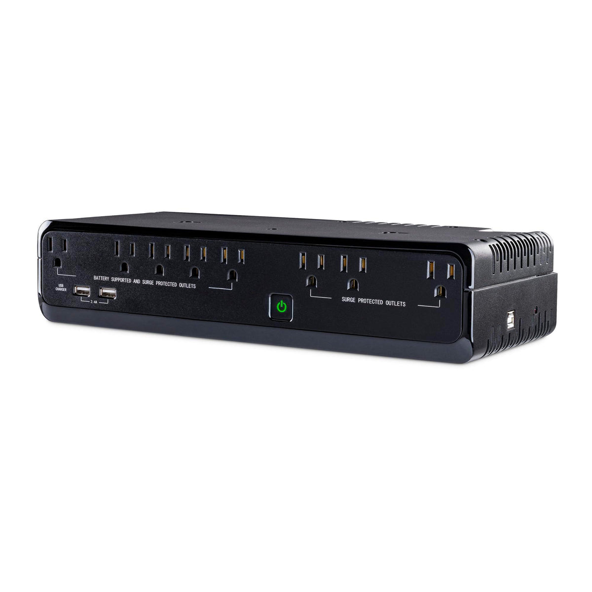 CyberPower SL700U Standby UPS System, 700VA/370W, 8 Outlets, Slim Profile, Black