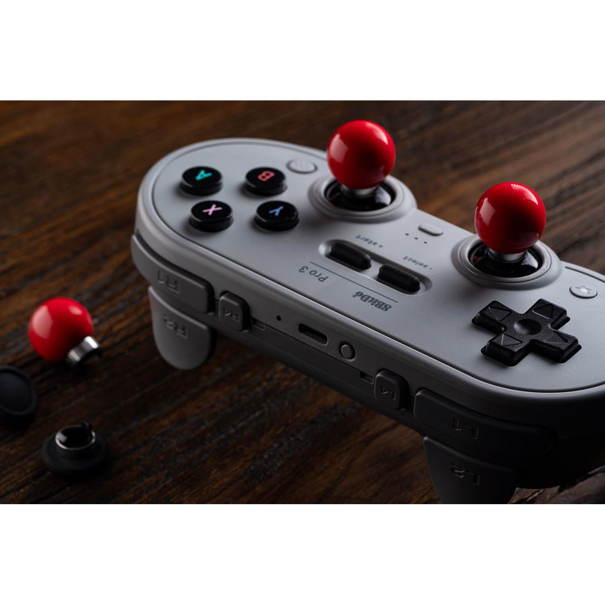 8BitDo Pro 3 Bluetooth Controller for Switch/Switch 2 – TMR Joysticks, Swappable ABXY Buttons, Pro Back Buttons, Charging Dock, Hall Effect Triggers, for Windows, Apple, SteamOS, Android - G Classic