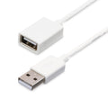 StarTech.com 1m White USB 2.0 Extension Cable Cord - A to A - USB Male to Female Cable - 1x USB A (M), 1x USB A (F) - White, 1 Meter (USBEXTPAA1MW)