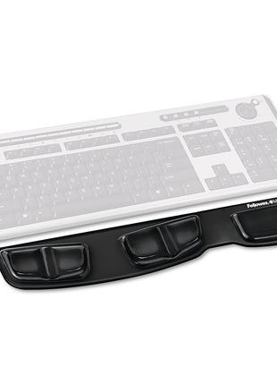 Fellowes Keyboard Palm Support with Microban Protection, Black(9183201)