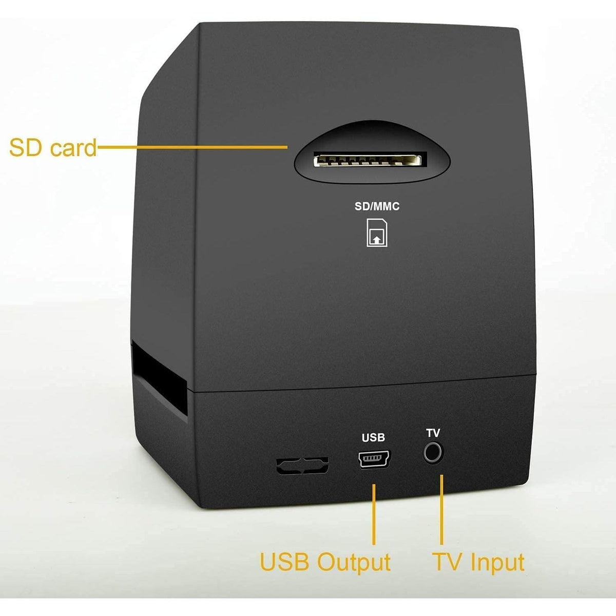 DIGITNOW! 135 Film Negative Scanner High Resolution Slide Viewer,Convert 35mm Film &Slide to Digital JPEG Save into SD Card, with Slide Mounts Feeder No Computer/Software Required