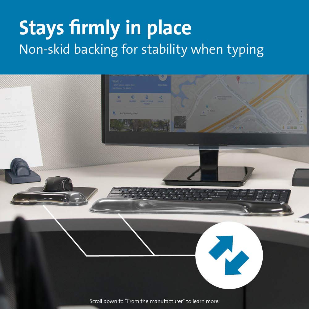 Kensington Duo Gel Mouse Pad Wrist Rest
