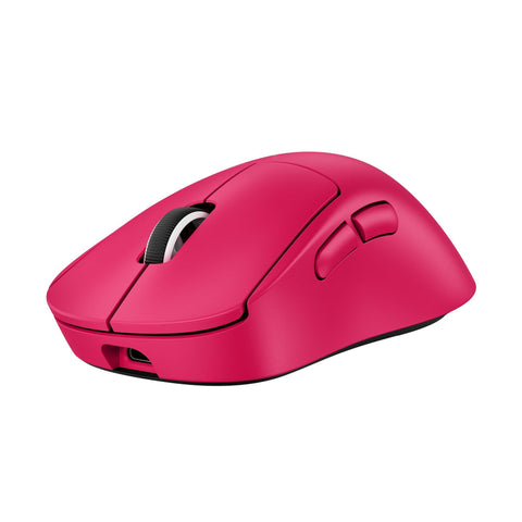 Logitech G PRO X Superlight 2 DEX Wireless Gaming Mouse, 60g Pro-Grade with 5 Programmable Buttons, 44k DPI Sensor, 8kHz Report Rate, USB-C Charging for PC/Mac - Magenta