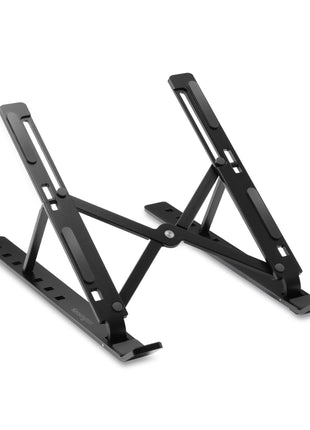 Kensington Portable Laptop Stand, Collapsible Aluminum Laptop Riser, Height Adjustable Laptop Cooling Stand for Up to 16", Lightweight 0.53lbs Stand for MacBook Air/Pro, Dell XPS, Lenovo, HP, K50406WW