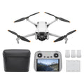 DJI Mini 3 Fly More Combo (DJI RC), Drones with Camera for Adults 4K, 3 Batteries for 114-min Flight Time, Vertical Shooting, 32800ft (10km) Video Transmission, Lightweight Mini Drone for Beginners