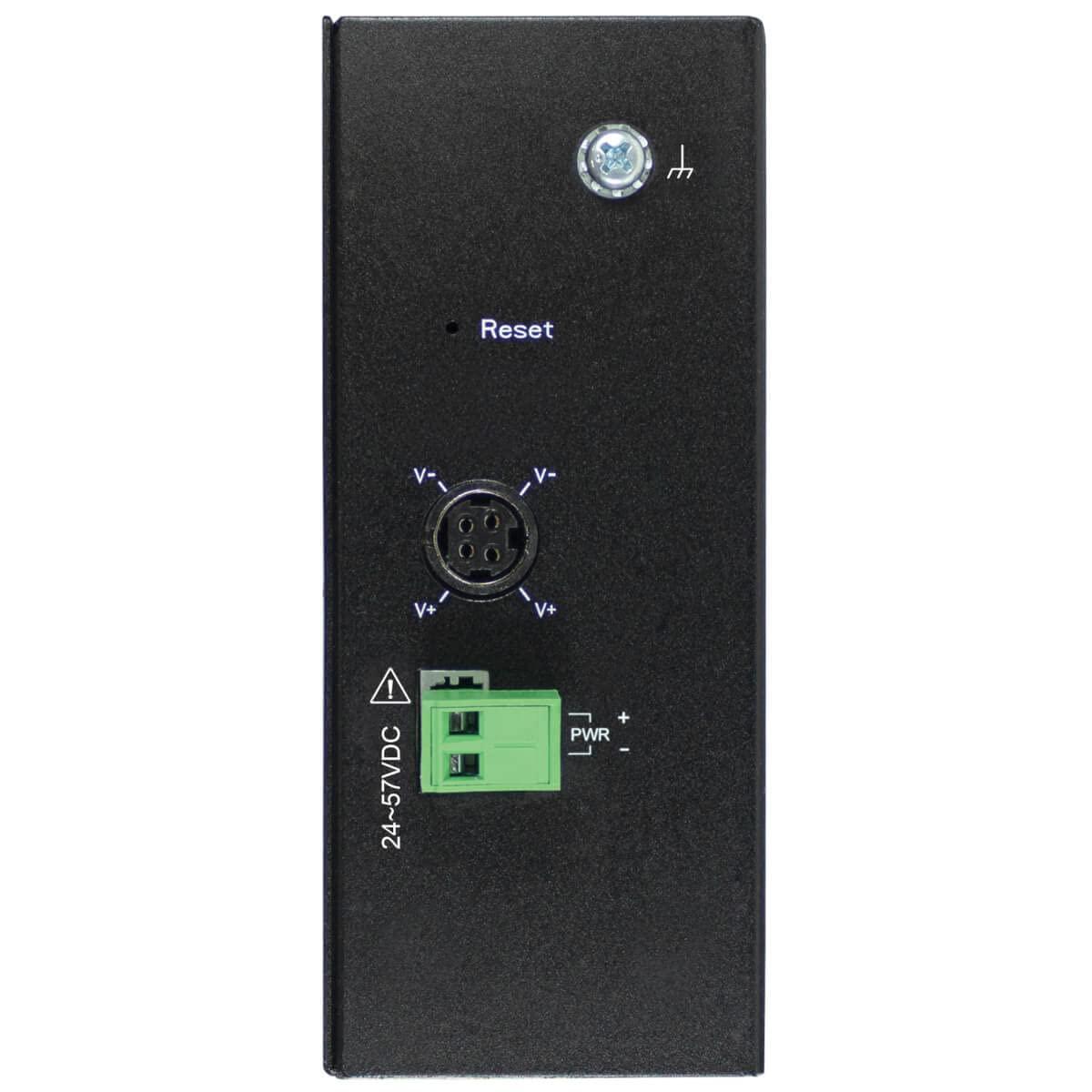 Tripp Lite Industrial 5-Port Lite Managed PoE+ Gigabit Ethernet Switch, 2 SFP GbE Slots, 10/100/1000 Mbps RJ45 Ports, 30W Power over Ethernet+, 14° to 140°F Temp Range, 3-Year Warranty (NGI-S05C2POE4)