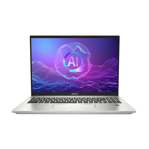 MSI Prestige A16 AI+ A3HMG-019US 16 inch 4K Ultra HD+ OLED Copilot+ PC Laptop, AMD Ryzen AI 9 365 2.0GHz, 32GB RAM, 1TB SSD, Windows 11 Pro, Urban Silver
