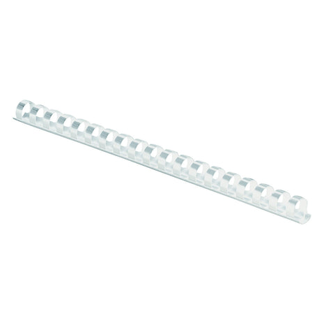 Fellowes 52371, Plastic Combs - Round Back, 3/8 inch, 100 pack, White