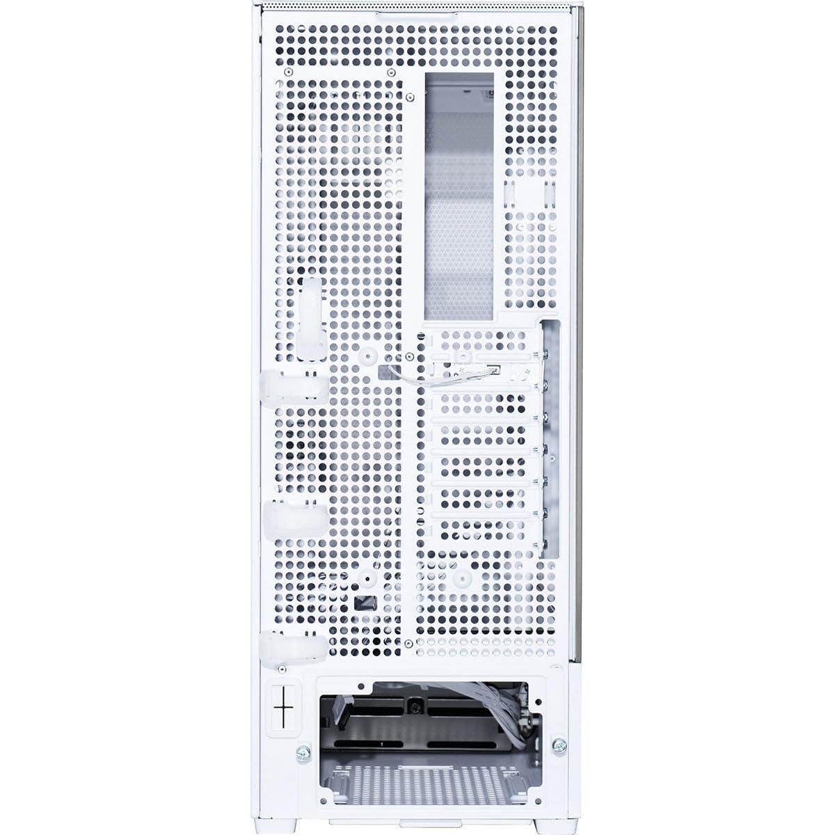 Lian Li SUP01 RGB Tempered Glass ATX Small Tower Computer Case, White