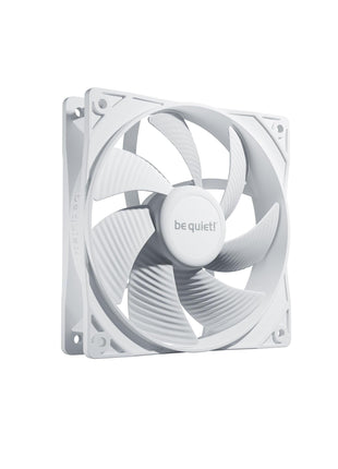 be quiet! Pure Wings 3 120mm PWM White Fan | High top-end Speed | Low Minimum RPM | Optimized Fan Frame | Extraordinary air Pressure | White | BL110