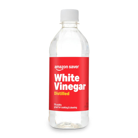 Amazon Saver, Distilled White Vinegar, 16 Fl Oz (Previously Happy Belly, Packaging May Vary)