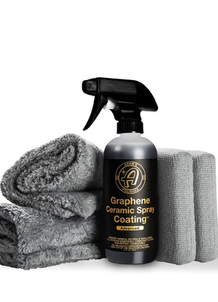 Adam's Advanced Graphene Ceramic Spray Coating Kit - 18+ Months Sprayable Graphene Oxide Ceramic Coating for Cars, Boats, RV's & Motorcycle - Adds Extreme Gloss, Depth, Shine & Protection