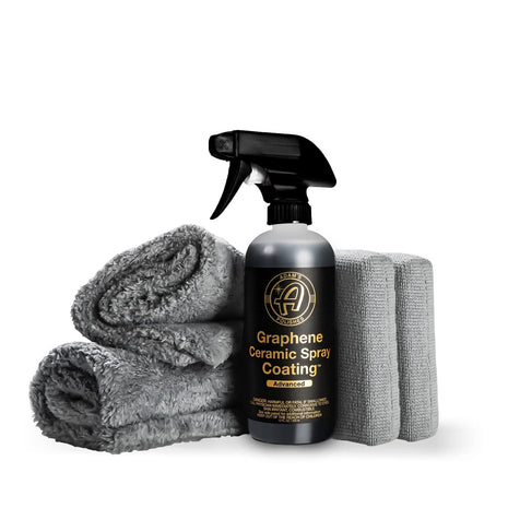 Adam's Advanced Graphene Ceramic Spray Coating Kit - 18+ Months Sprayable Graphene Oxide Ceramic Coating for Cars, Boats, RV's & Motorcycle - Adds Extreme Gloss, Depth, Shine & Protection