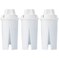 Amazon Basics Replacement Water Filters for Water Pitchers, BPA-Free, WQA & NSF Certified, Compatible with Brita Water Pitchers & Drinking Water Filter Systems, 6 Month Filter Supply, 3-Pack
