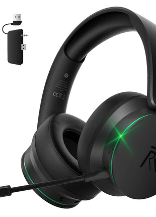 RYR Wireless Gaming Headset BlaGreen