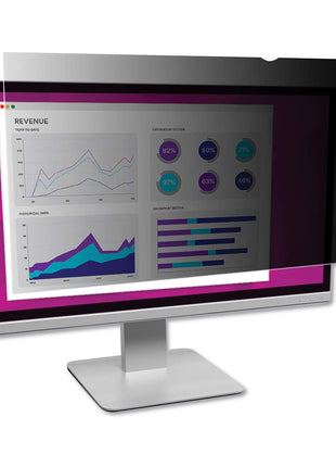 3M High Clarity Privacy Filter for 24in Monitor, 16:10, HC240W1B