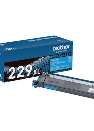 Brother Genuine TN229XLC Cyan High Yield Printer Toner Cartridge - Print up to 2,300 Pages(1) | Brother Genuine TN229 toner with smudge-free performance for reports, presentations and proposals