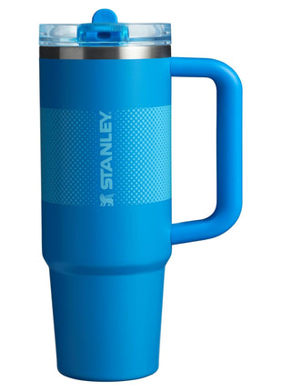 STANLEY Quencher ProTour Flipstraw Tumbler, 30 oz, Azure Fade | Built-In Straw & Handle | Cupholder Compatible for Travel | Leakproof Insulated Stainless Steel Cup | BPA-Free