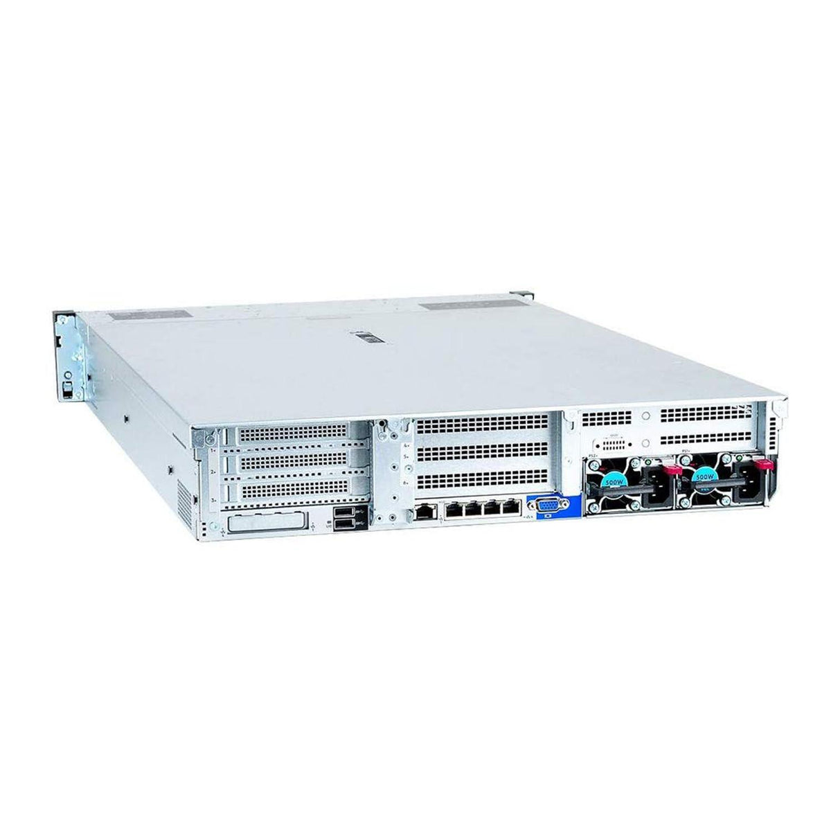 HPE ProLiant DL380 Gen10 2U Rack Server Bundle with Dual Xeon 6130 2.10 GHz, 512GB DDR4 Memory, 30.72TB Enterprise SSD Storage, RAID, Dual Power, iLO, Rail Kit