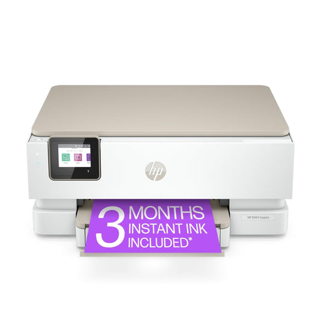 HP Envy Inspire 7255e Wireless Color Inkjet Printer, Print, scan, copy, Easy setup, Mobile printing, Best-for-home, 3 month Instant Ink trial included, AI-enabled (1W2Y9A)
