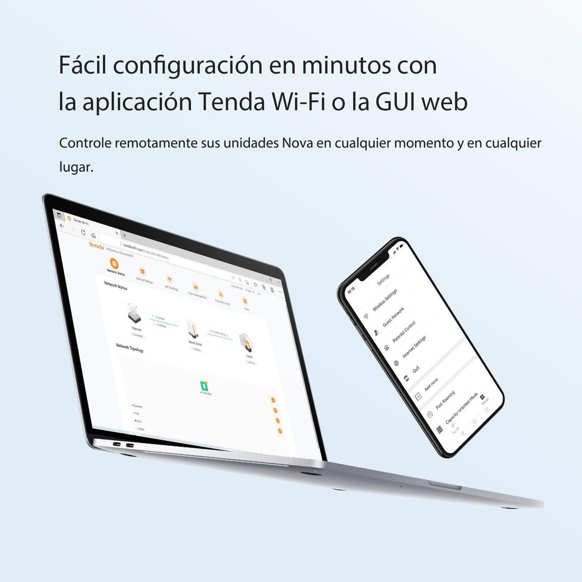 Tenda Nova AX1500 Wi-Fi 6 Mesh System MX3 - Covers up to 3500 sq.ft - Whole Home WiFi 6 Mesh System - Gigabit Mesh Router for 80 Devices - Dual-Band Mesh Network - 3-Pack