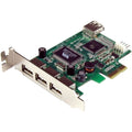 StarTech.com 4 Port PCI Express Low Profile High Speed USB Card