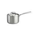 Tramontina Signature Tri-Ply Clad Stainless Steel 2-Quart Sauce Pan with Lid, Induction-Ready, Dishwasher-Safe, NSF-Certified, Made in Brazil