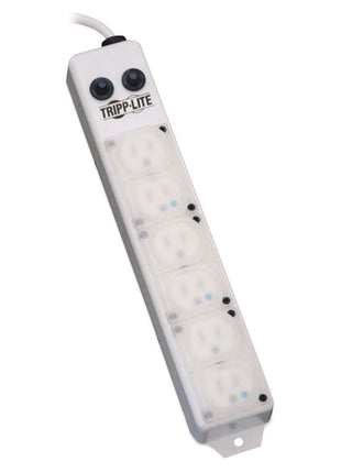 Tripp Lite Safe-IT Power Strip 6 Outlet UL 1363A Patient-Care Vicinity White PS-615-HG-OEM