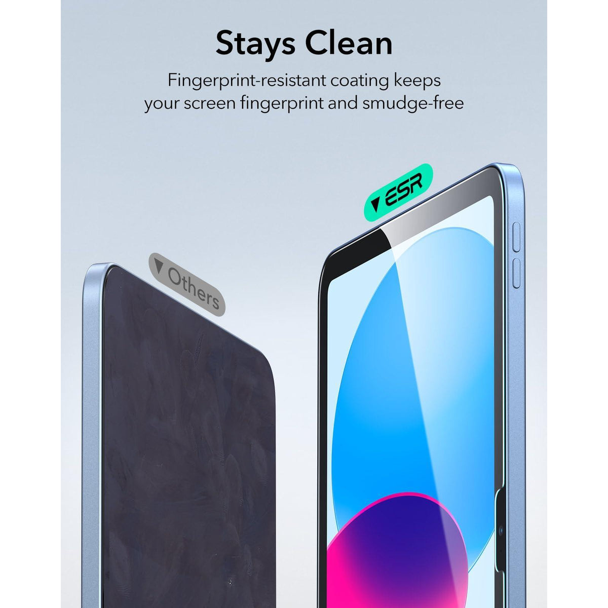 ESR 2 Pack Screen Protector for iPad A16 11th/10th Generation (11 Inch/10.9, 2025/2022), 9H Tempered Glass Film Guard with Alignment Frame, Anti-Scratch, Bubble Free, HD Clarity, Apple Pencil Support