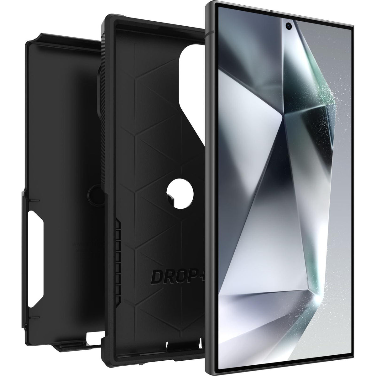 OtterBox Samsung Galaxy S24 Ultra Commuter Series Case - Black, Slim & Tough, Pocket-Friendly, with Port Protection