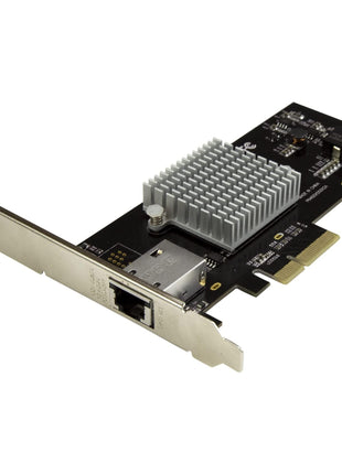 StarTech.com 1 Port 10G PCIe Network Card - 10GBase-T/NBASE-T - RJ45 Port - Intel X550 Chipset - Ethernet Card - Network Adapter - Intel NIC Card (ST10000SPEXI) Red