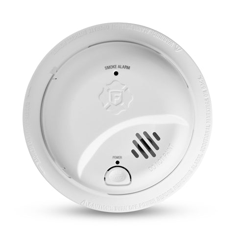 First Alert Smoke Alarm, Battery-Operated Detector with Test & Silence Button, SMI100, 1-Pack