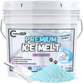 Trade Grade Ice Melt for Snow Pet Friendly - Fast Acting Magnesium Chloride Ice Melt Salt, Snow Salt 15lb Bucket with Scoop