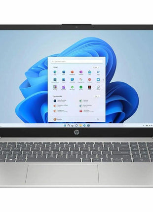 HP 15-fd0322nr 15.6 inch HD Laptop, Intel N200 1.8GHz, 4GB RAM, 128GB UFS, Windows 11 Home, Natural Silver