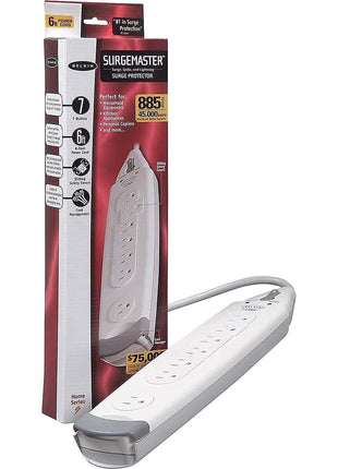 F9H70006 - Belkin 7-SOCKET Office Series Surge Protector with 6 Cord Receptacles: 7 X Nema 5-15R - 885 J