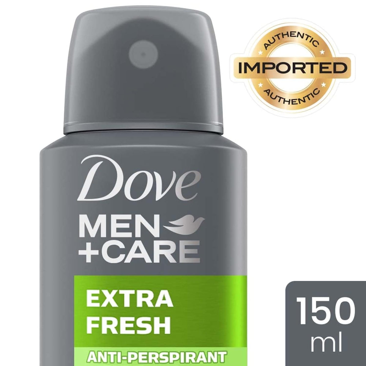 Dove Men+Care Extra Fresh Dry Spray Antiperspirant Deodorant, Up To 48 hrs Protection From Sweat & Odour, Instantly Dry for Cleaner Feel, Dermatologically Proven Formula, Soothes & Moisturises Skin, Long-Lasting Refreshing Scent, 150ml