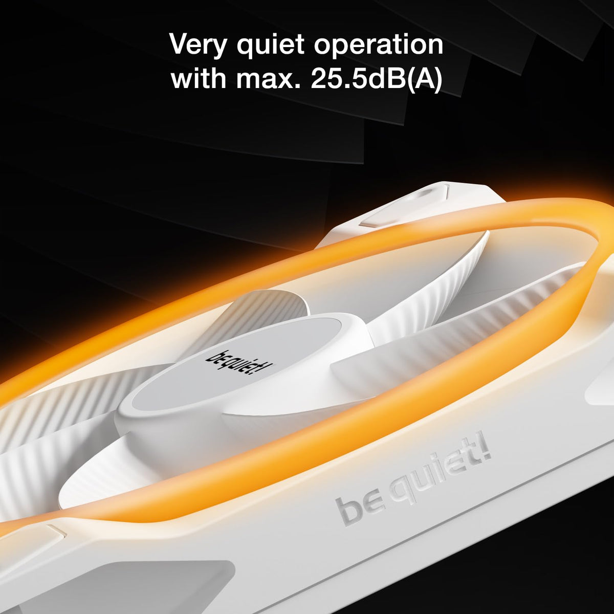 be quiet! Light Wings 140mm PWM Quiet PC Case Fan | Reverse Blade | White | BL135