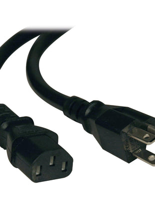 Tripp Lite Heavy-Duty Computer Power Cord 14AWG 15A (NEMA 5-15P to IEC-320-C13) 2-ft.(P007-002)