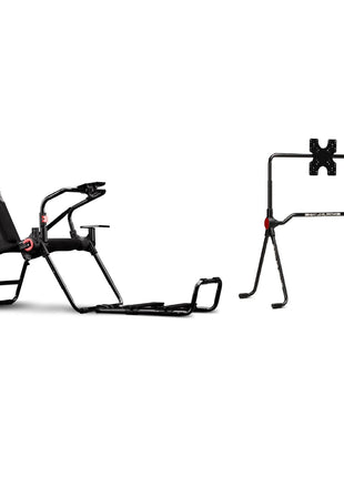 Next Level Racing GT Lite Foldable Simulator Cockpit and Lite Free Standing Monitor Stand - Bundle