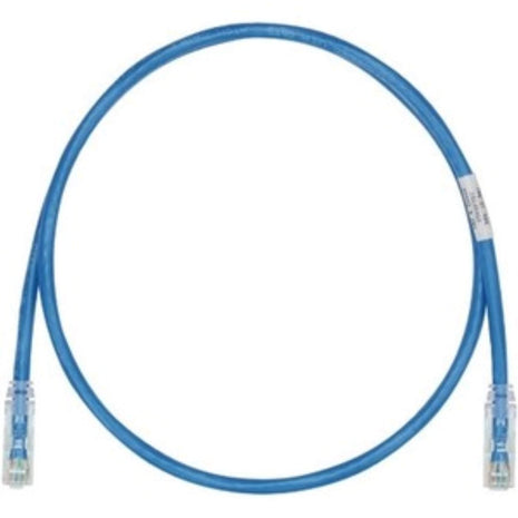 Panduit Cat.6 Utp Patch Network Cable - Category 6 For Network Device - 3 Ft - 1 Pack - 1 X Rj-45 Male Network - 1 X Rj-45 Male Network - Clear, Blue