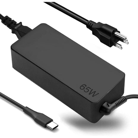 65W USB C Laptop Charger Compatible with Lenovo Thinkpad/Yoga/Chromebook, ADLX65YDC2A Replacement for Lenovo Laptop Charger