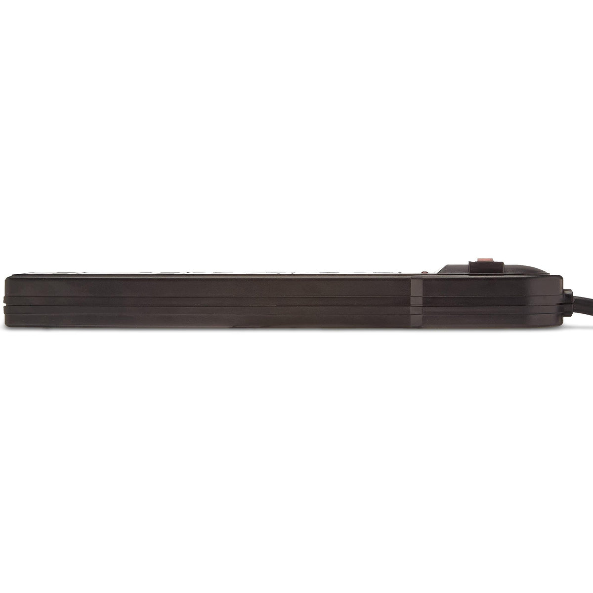 Amazon Basics Surge Protector Power Strip, 6-Outlet with 200J Protection, 2ft Extension Cord, Rectangle, Black (2 Pack)